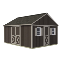 Best Barns 12 x 16 Foot Crafter Connection Door Wood Shed - Walk-In Gable Door