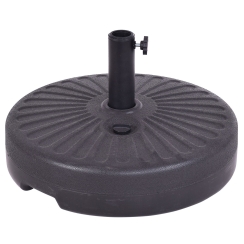 Costway 20 Inch Fillable Patio Umbrella Base - 23 Liter