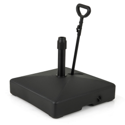 Costway 24 Inch Mobile Fillable Patio Umbrella Base