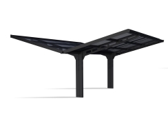 Palram - Canopia Sydney Wave Wing-Style Double Carport
