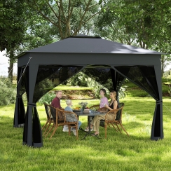 Costway 11 Foot Pop-Up Gazebo Canopy