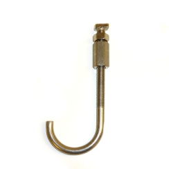 Hoklartherm Stainless Steel Adjustable Metal J Hooks - Set of 5