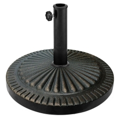 Costway 19 Inch Heavy-Duty Market Patio Umbrella Base - 32 Pounds