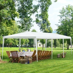 Costway 30 x 10 Foot Gazebo Canopy Tent with Stakes and Wind Rope