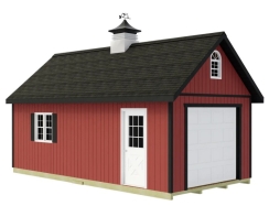 Best Barns 12 x 24 Foot Tailored Titan Tall Wooden Garage