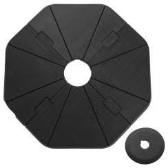 Costway 46 Inch Fillable Octagon Umbrella Base