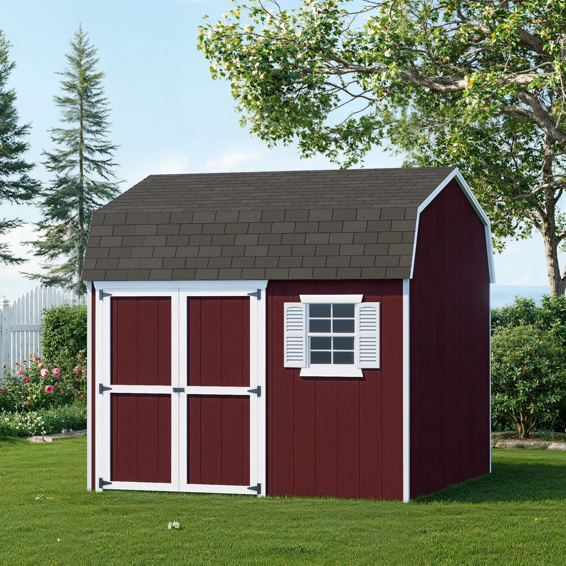 Little Cottage Co 10 x 10 Foot Value Gambrel Barn Workshop
