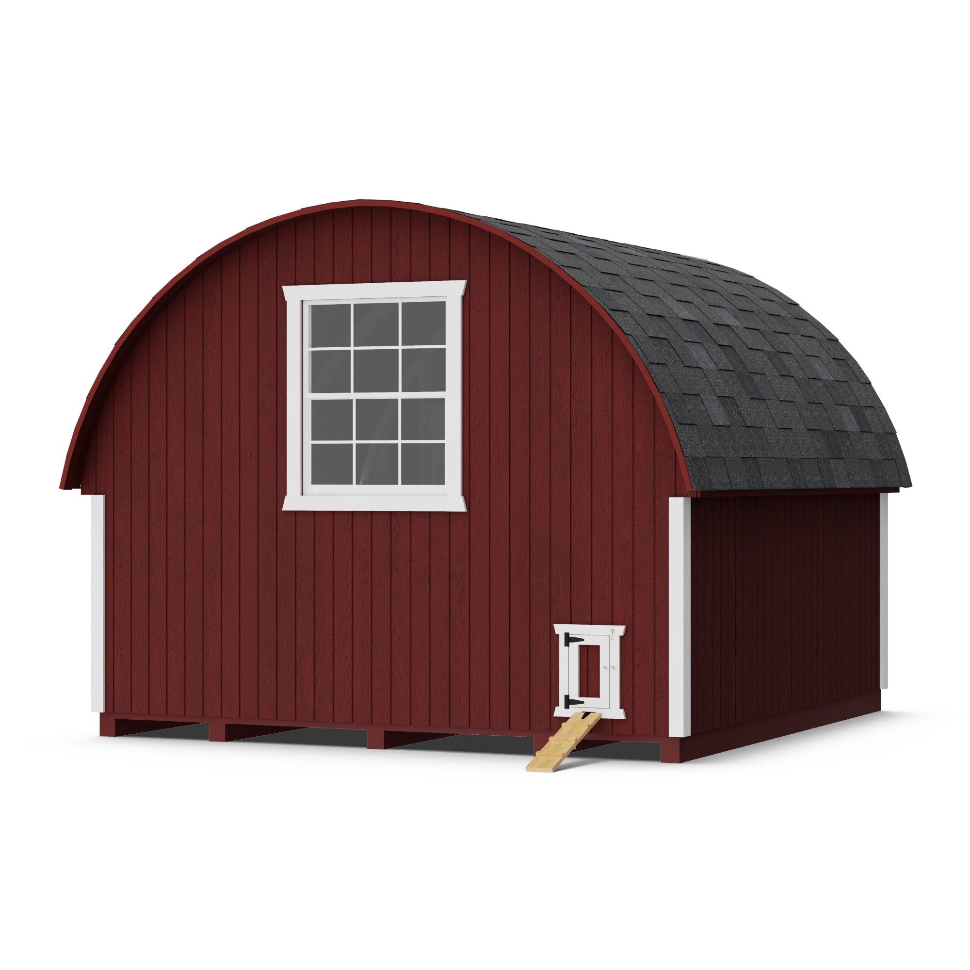 Little Cottage Co 10 x 10 Foot Round Roof Chicken Coop