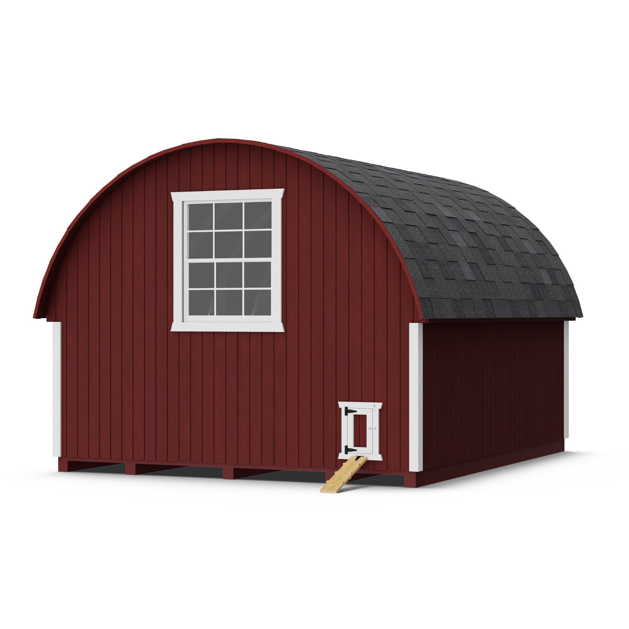 Little Cottage Co 10 x 12 Foot Round Roof Chicken Coop