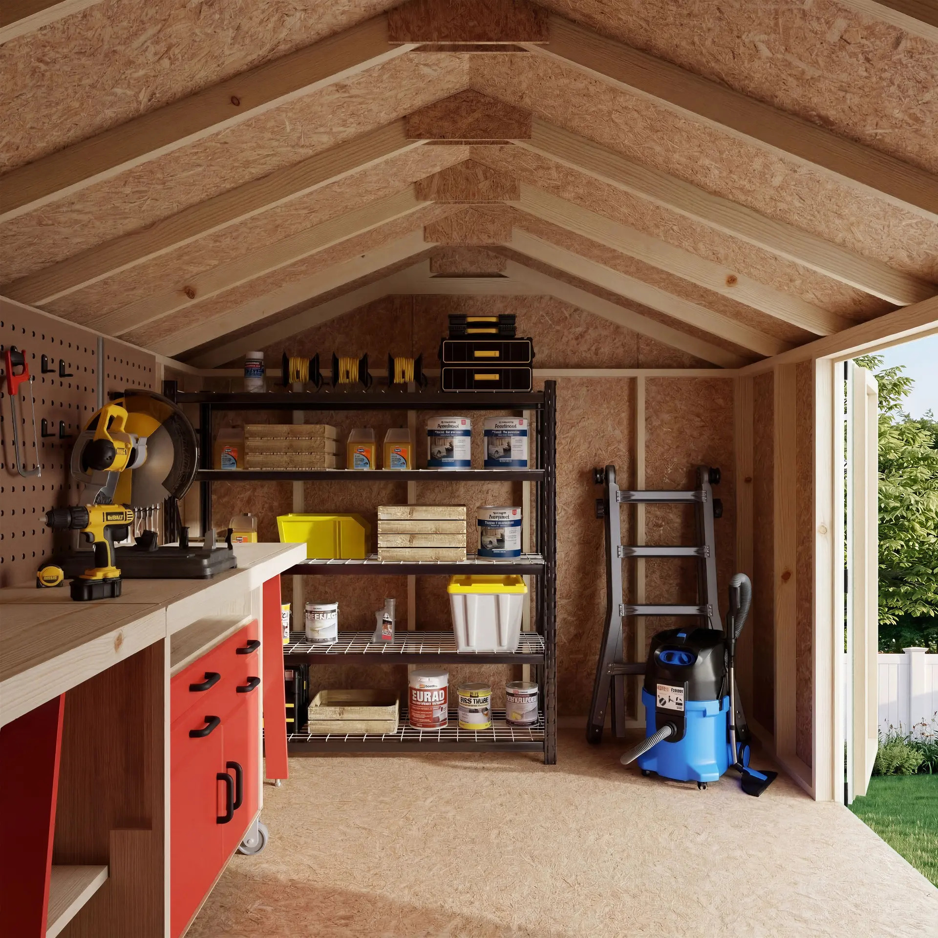 Little Cottage Co 10 x 12 Foot Value Gable Shed with Side Entry