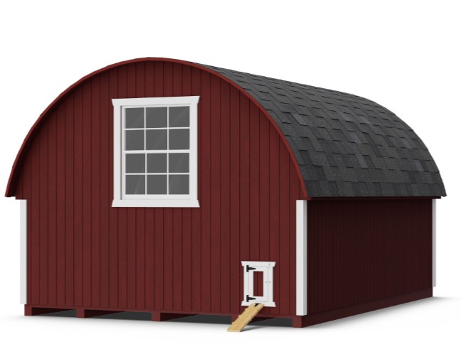 Little Cottage Co 10 x 14 Foot Round Roof Chicken Coop