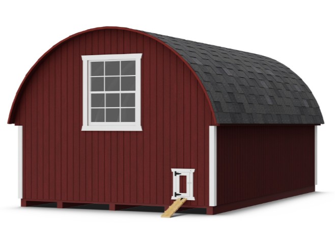 Little Cottage Co 10 x 16 Foot Round Roof Chicken Coop