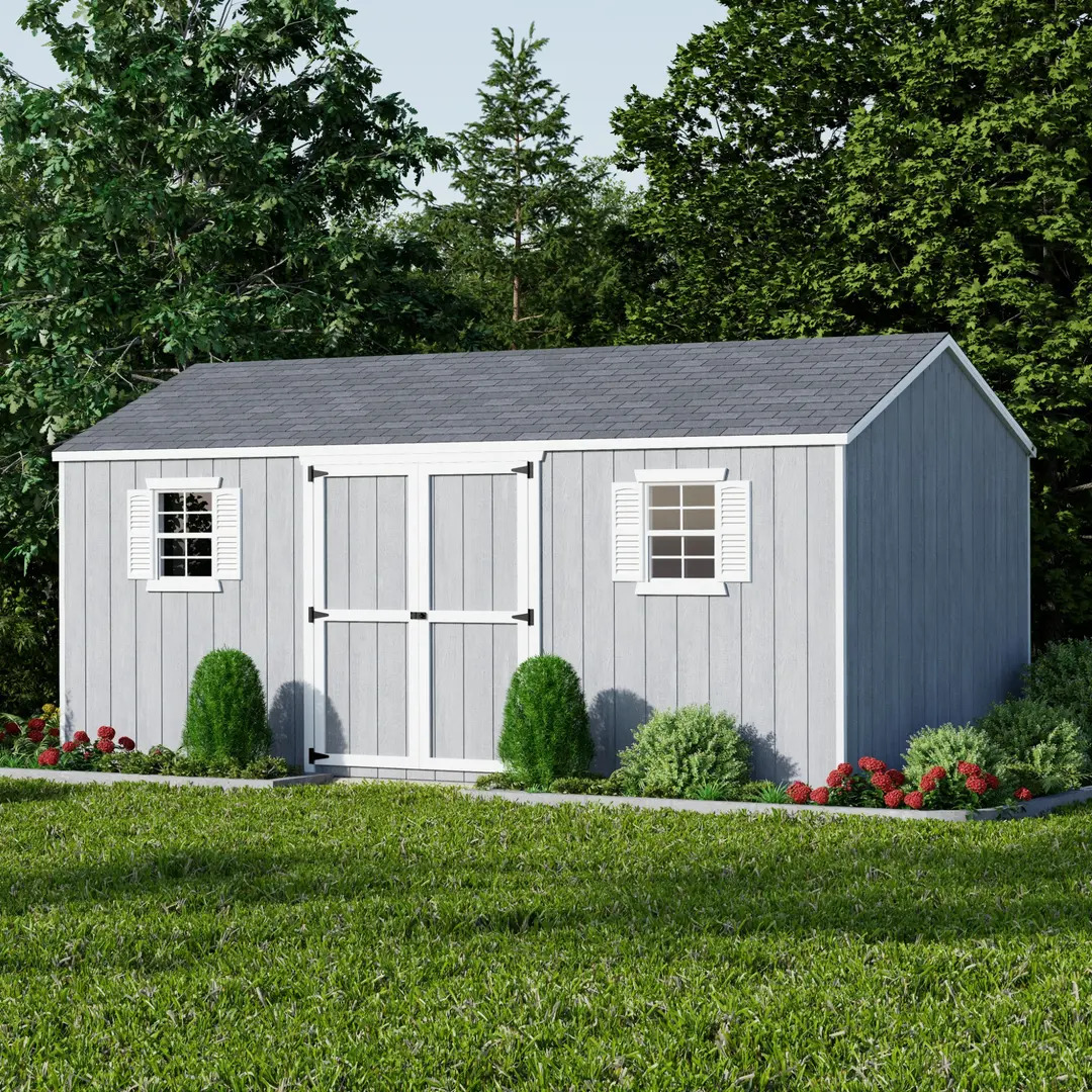Little Cottage Co. 10 x 18 Foot Value Workshop Shed - Precut Kit