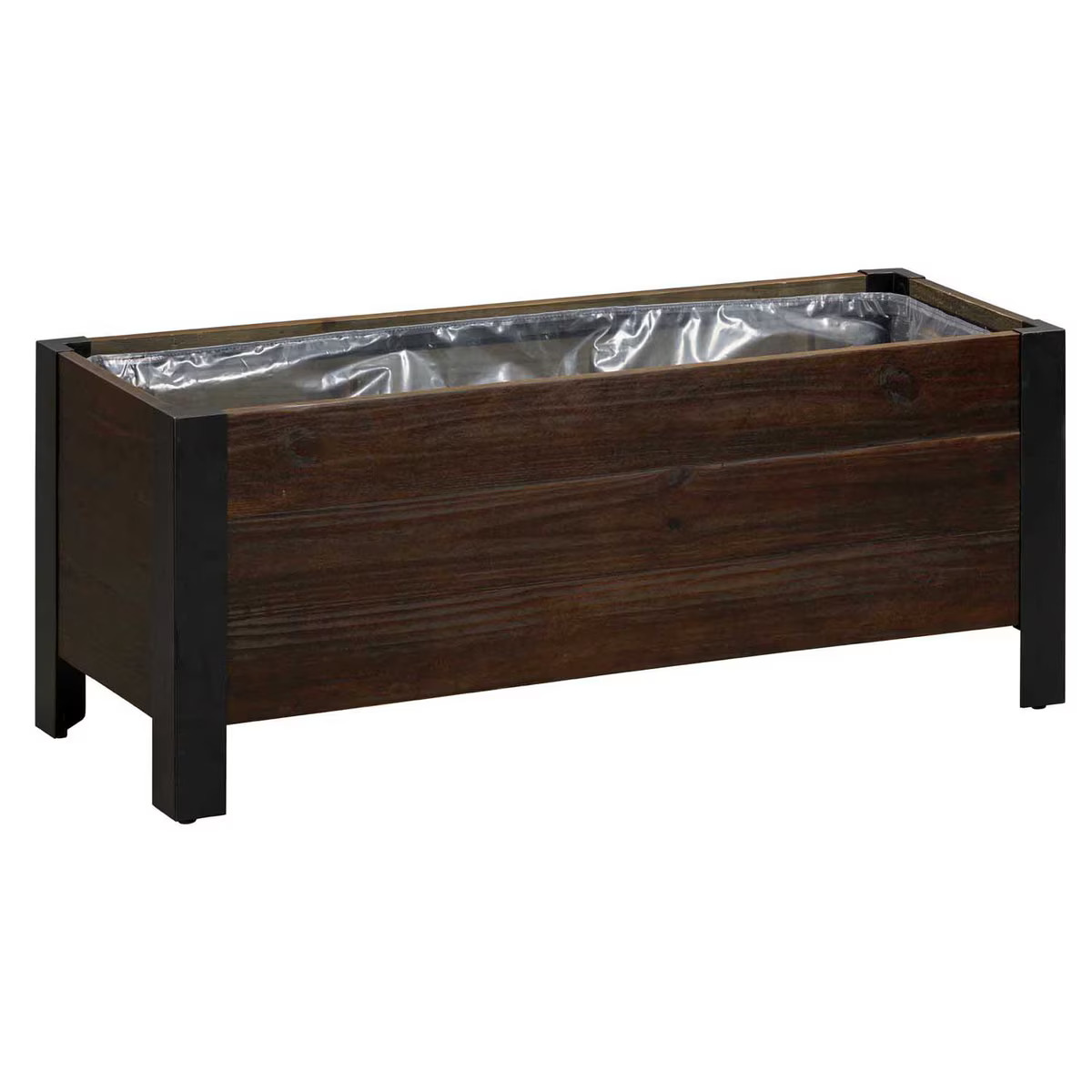 JR Home Rectangular Urban Garden Low Profile Planter