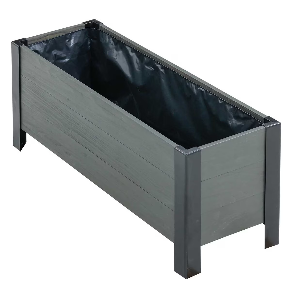 JR Home Rectangular Urban Garden Low Profile Planter