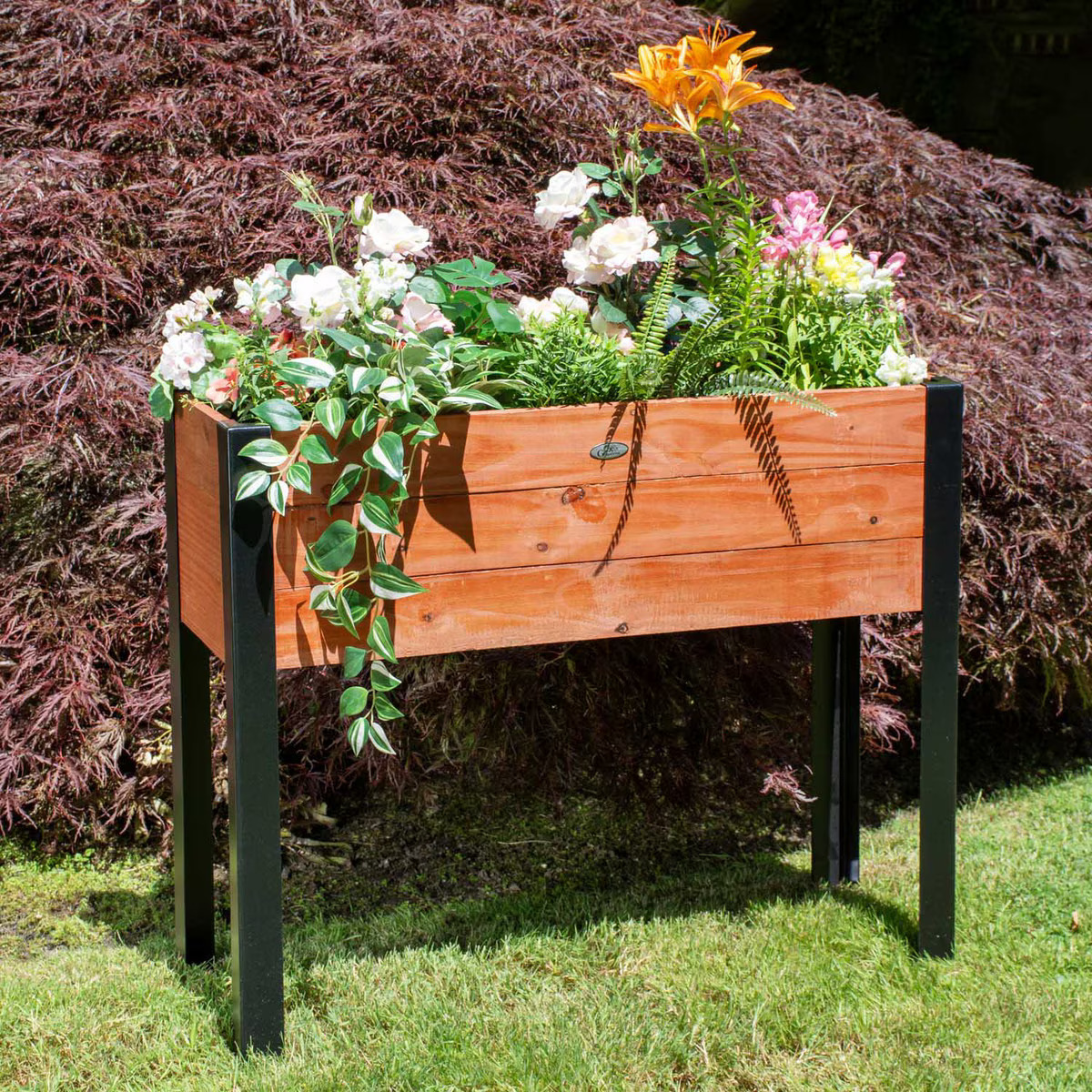 JR Home Rectangular Urban Garden Raised Planter