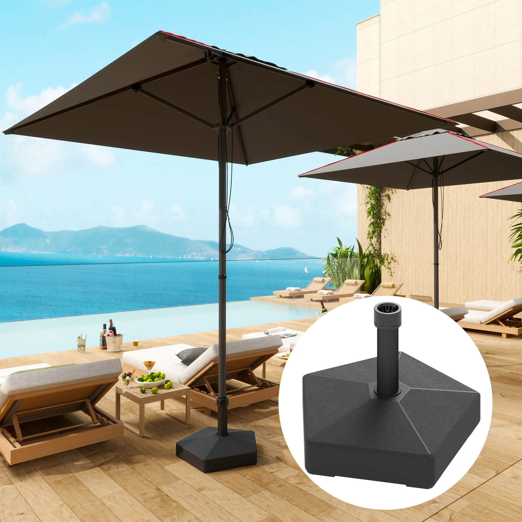 Outsunny 400V00 Patio Umbrella Base