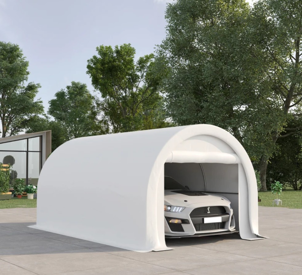 Outsunny 10 x 16 Foot Heavy Duty Carport