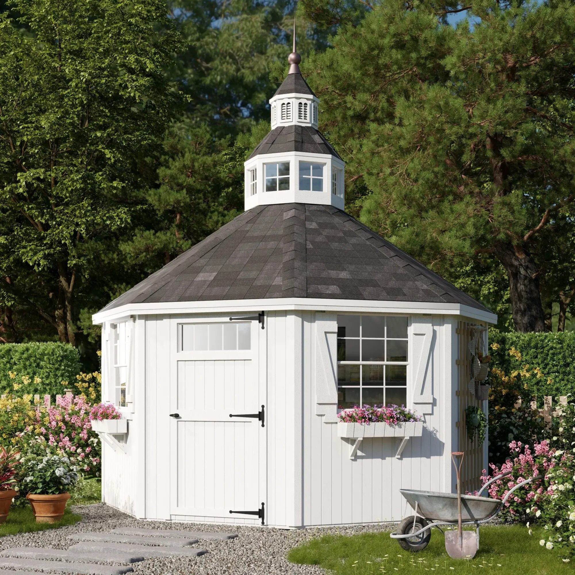 Little Cottage Co. 12 x 12 Garden Shed Greenhouse Panelized Kit