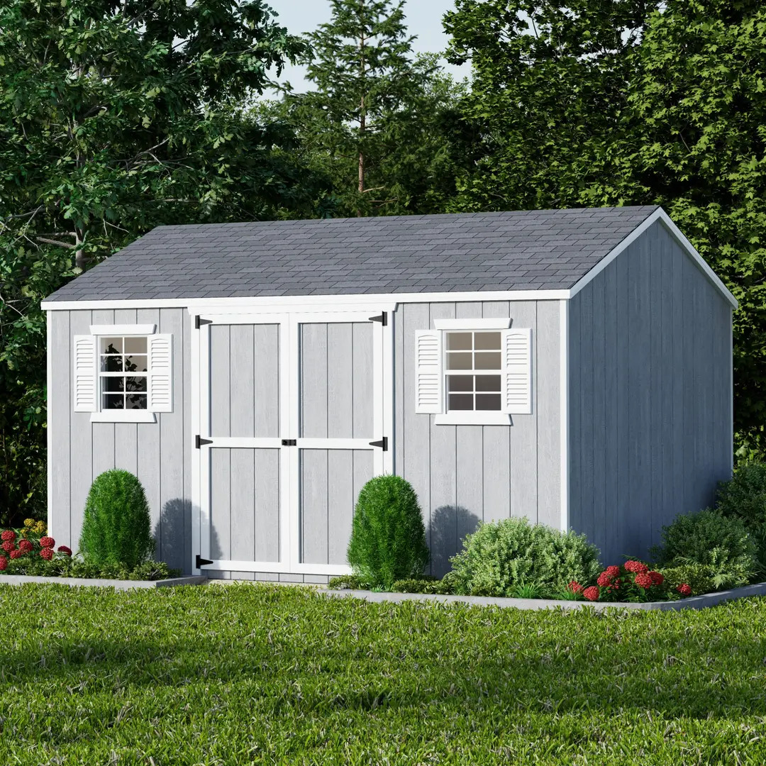 Little Cottage Co. 12 x 14 Foot Value Workshop Shed - Precut Kit