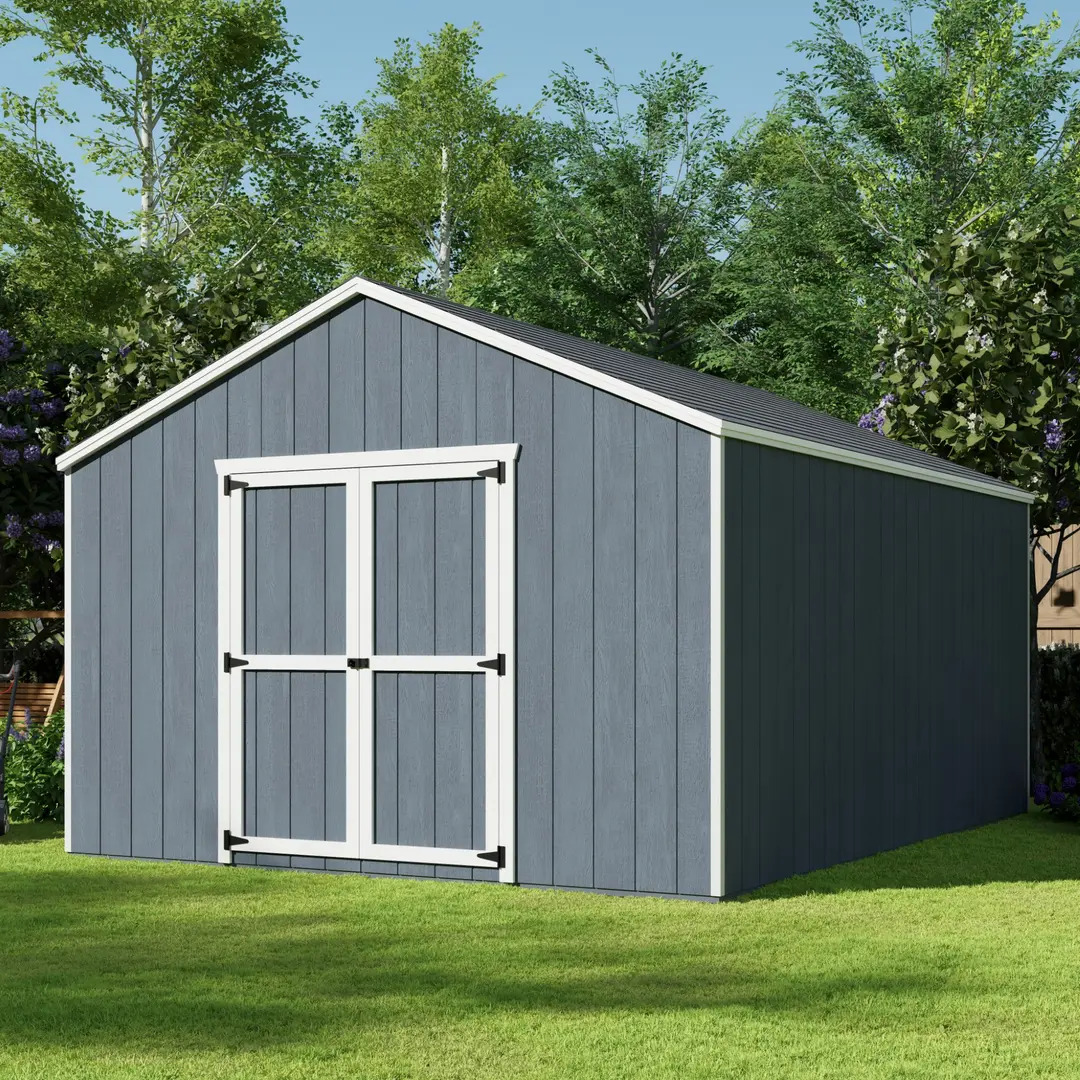 Little Cottage Co. 12 x 16 Foot Value Gable Shed - Precut Kit
