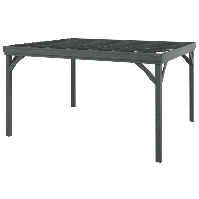 Outsunny 10 x 12 Foot Outdoor Wooden Pergola