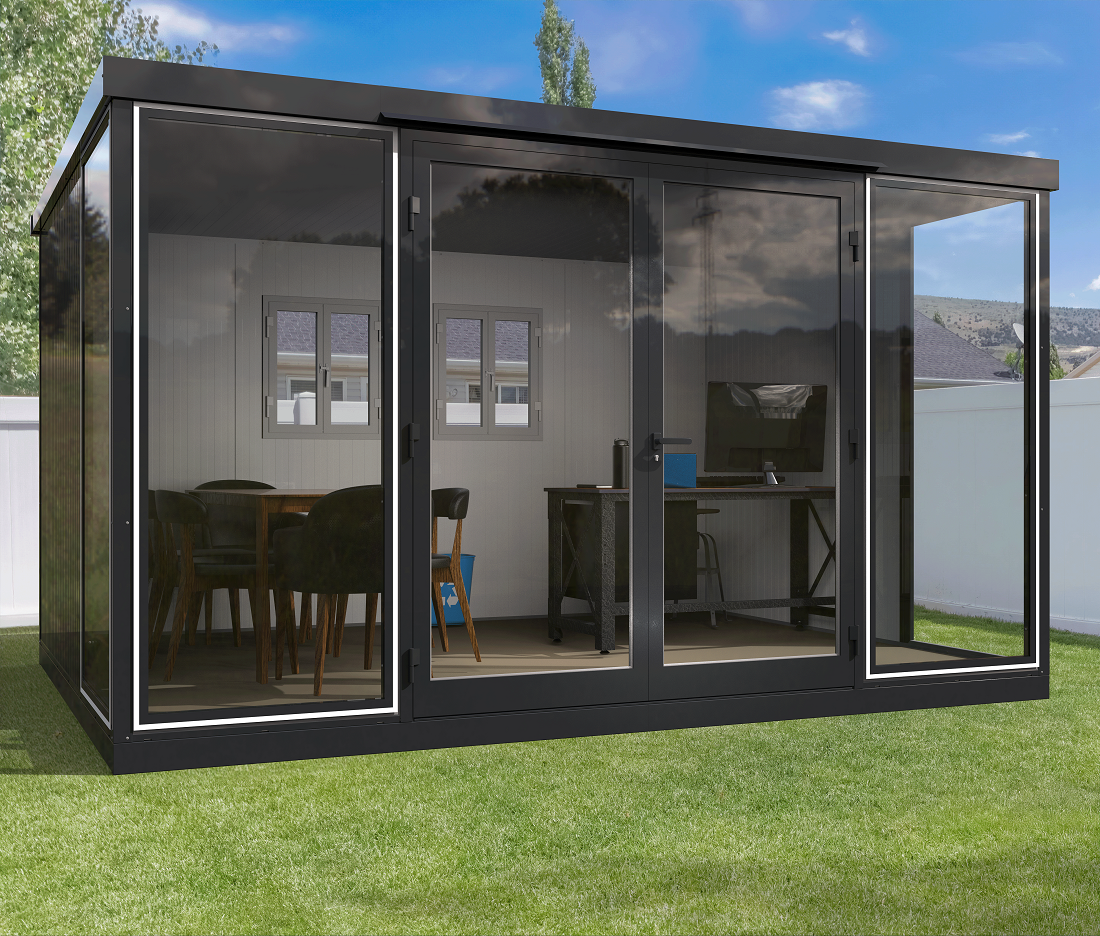 DuraMax 13 x 10 Foot Insulated Garden Glass Room