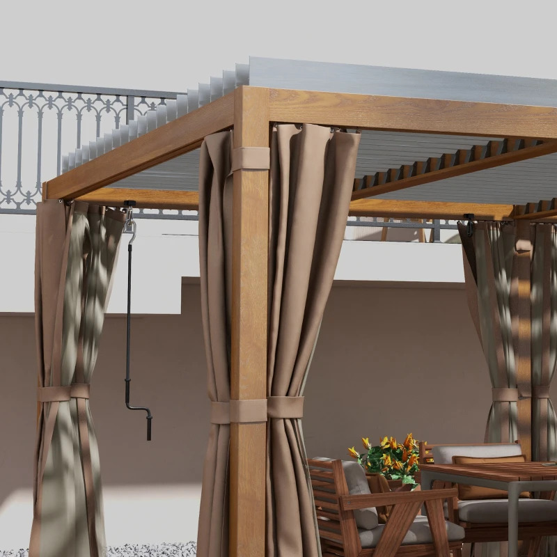 Outsunny 12 x 19 Foot Aluminum Pergola