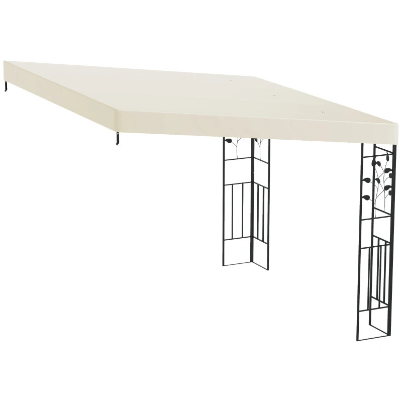 Outsunny 10 x 10 Foot Outdoor Pergola Canopy