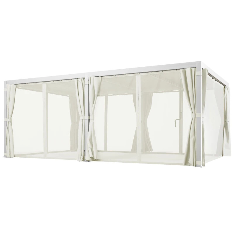 Outsunny 12 x 19 Foot Aluminum Pergola