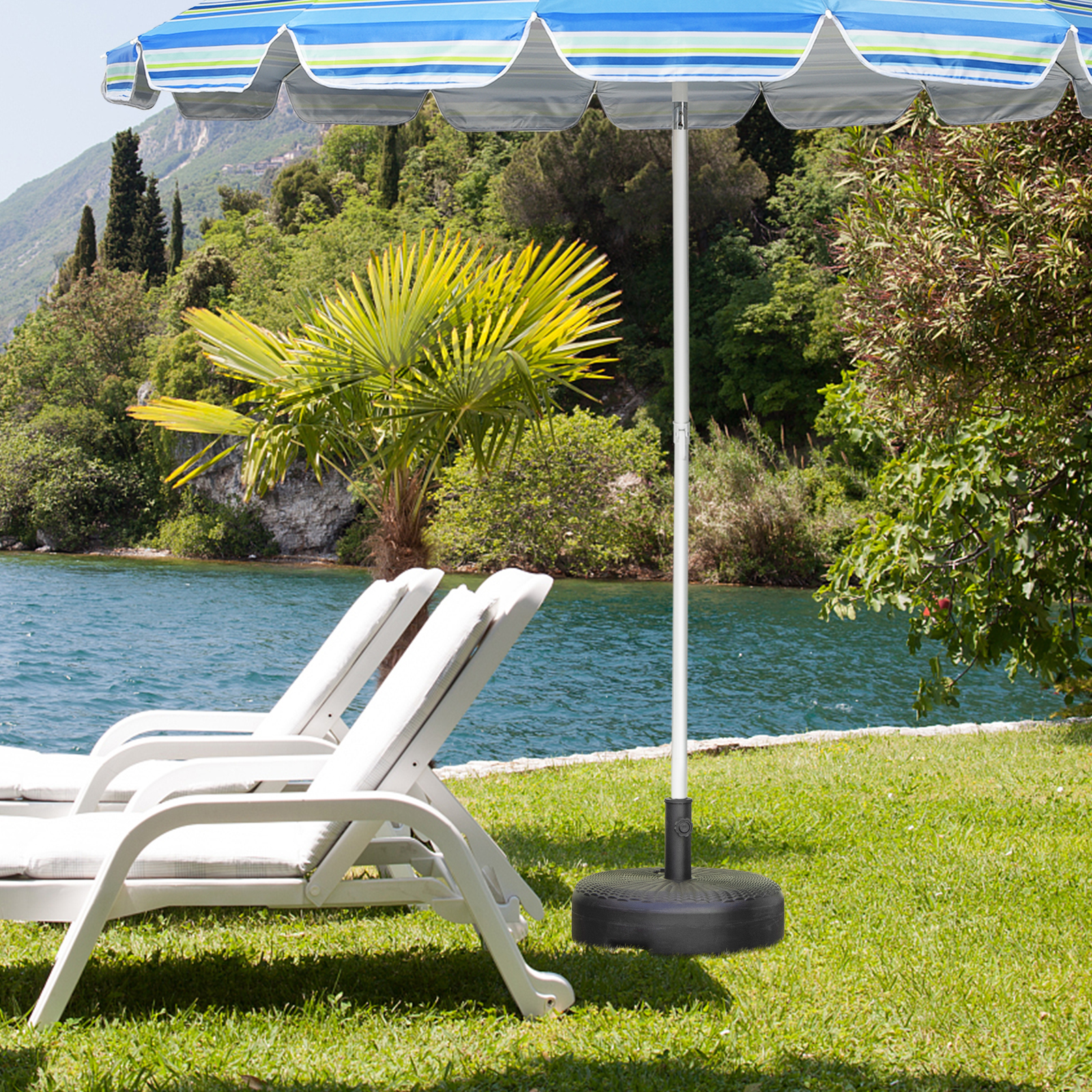 Costway 18 Inch Fillable Heavy-Duty Umbrella Base