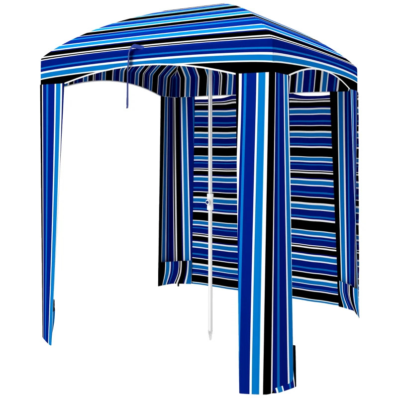 Outsunny 5 4/5 x 5 4/5 Foot 307V00 Cabana Umbrella with Carry Bag