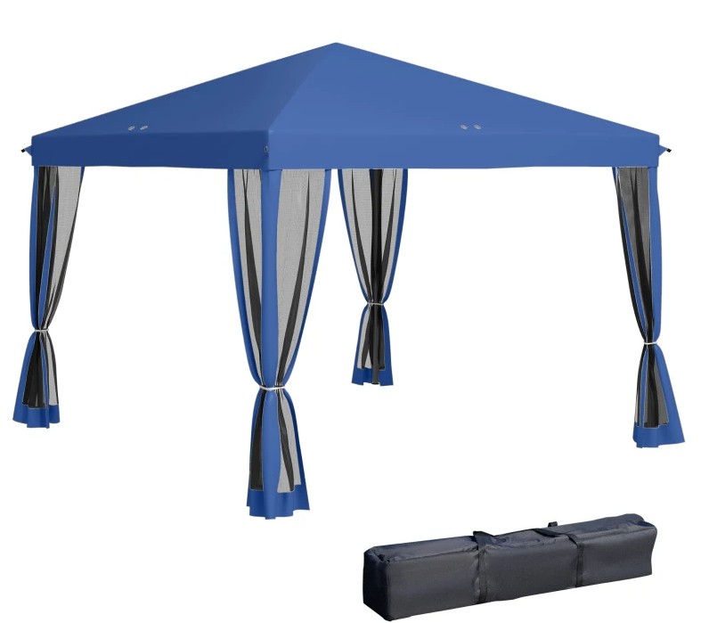 Outsunny 10 x 10 Foot Pop Up Canopy Tent