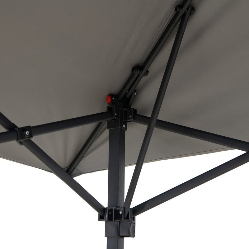 Sunjoy 5 x 8 Foot Pop-Up Grill Gazebo with LED Light and Carry Bag