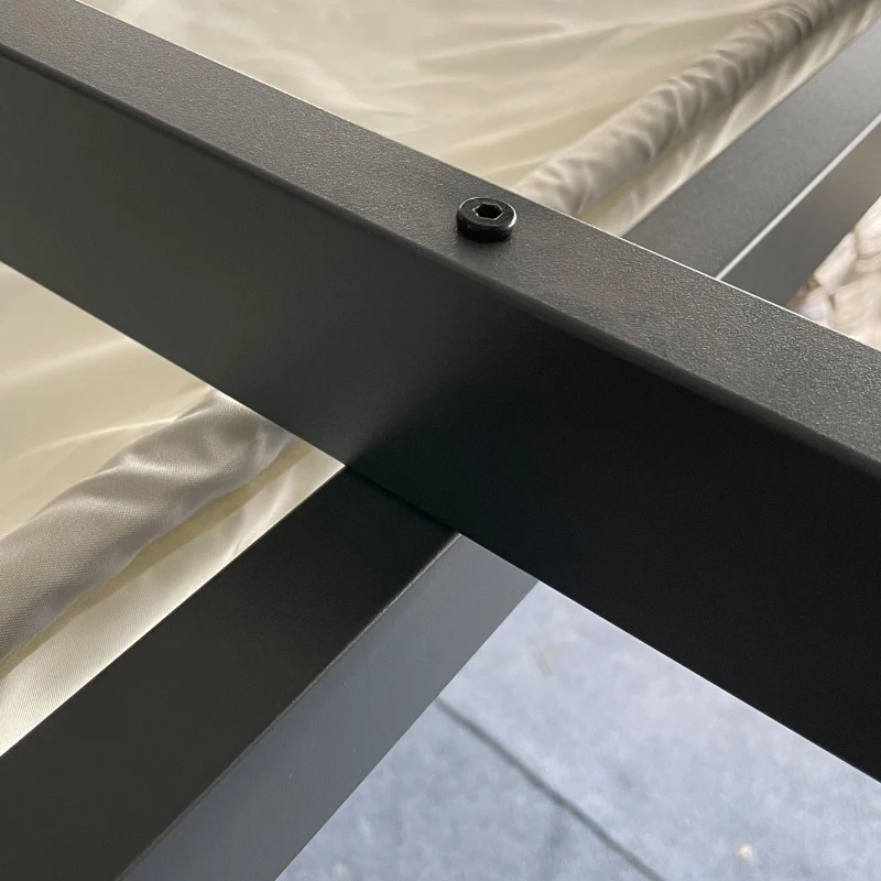 Outsunny 10 x 10 Foot Retractable Pergola Canopy