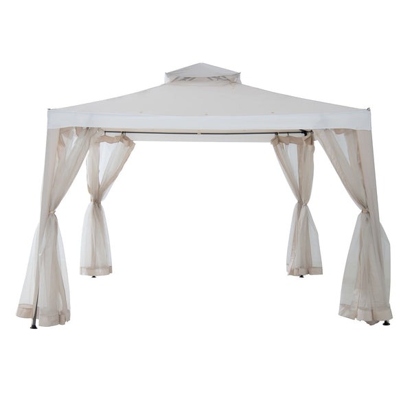 Sunjoy 10 x 10 Foot Chatam Soft-Top Mosquito Net Gazebo