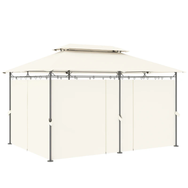 Outsunny 10 x 13 Foot Double Roof Patio Gazebo