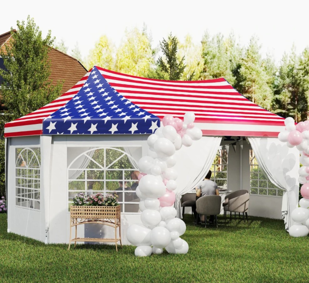 Outsunny 22 x 16 1/2 Foot Heavy Duty Party Tent