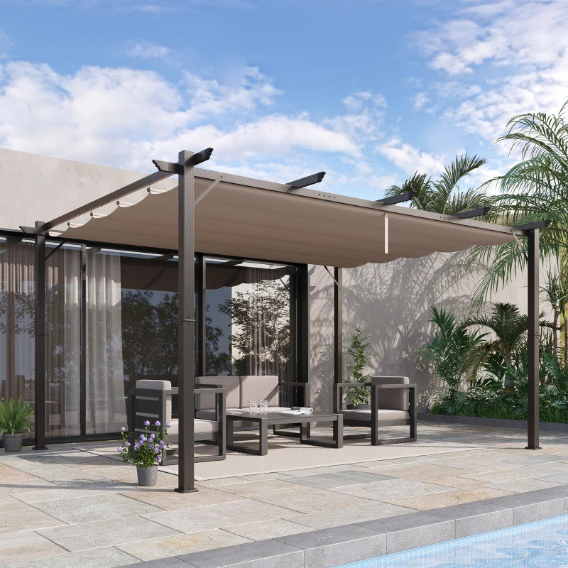 Outsunny 10 x 10 Foot Outdoor Pergola