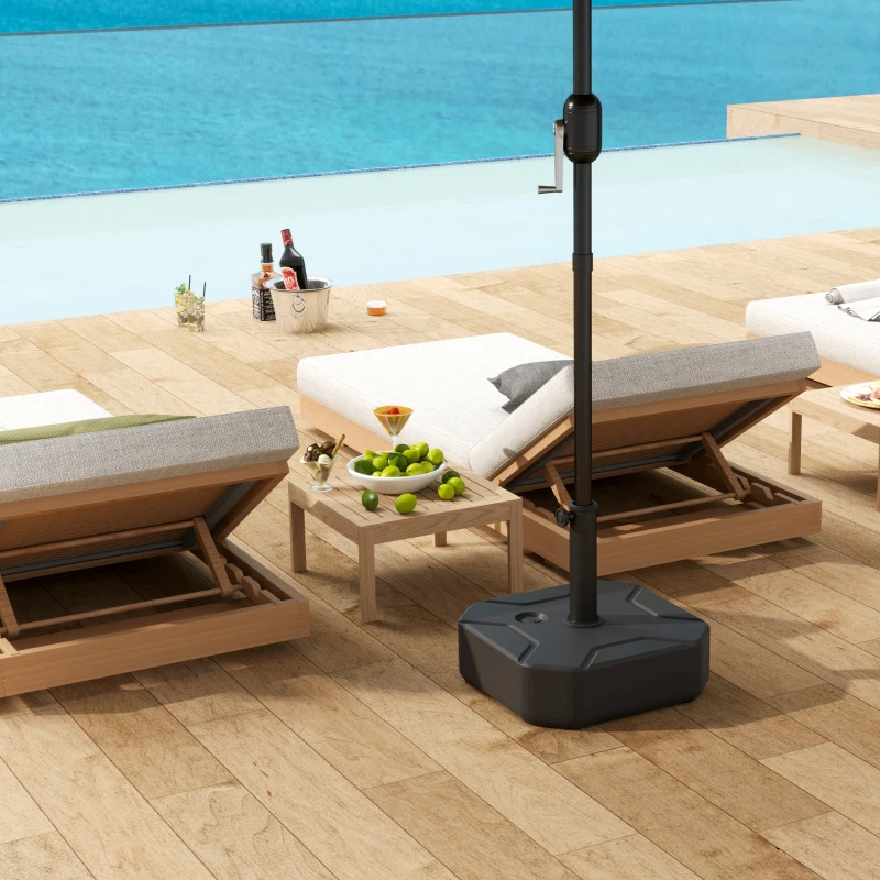 Outsunny Square 372V00 Patio Umbrella Base Holder