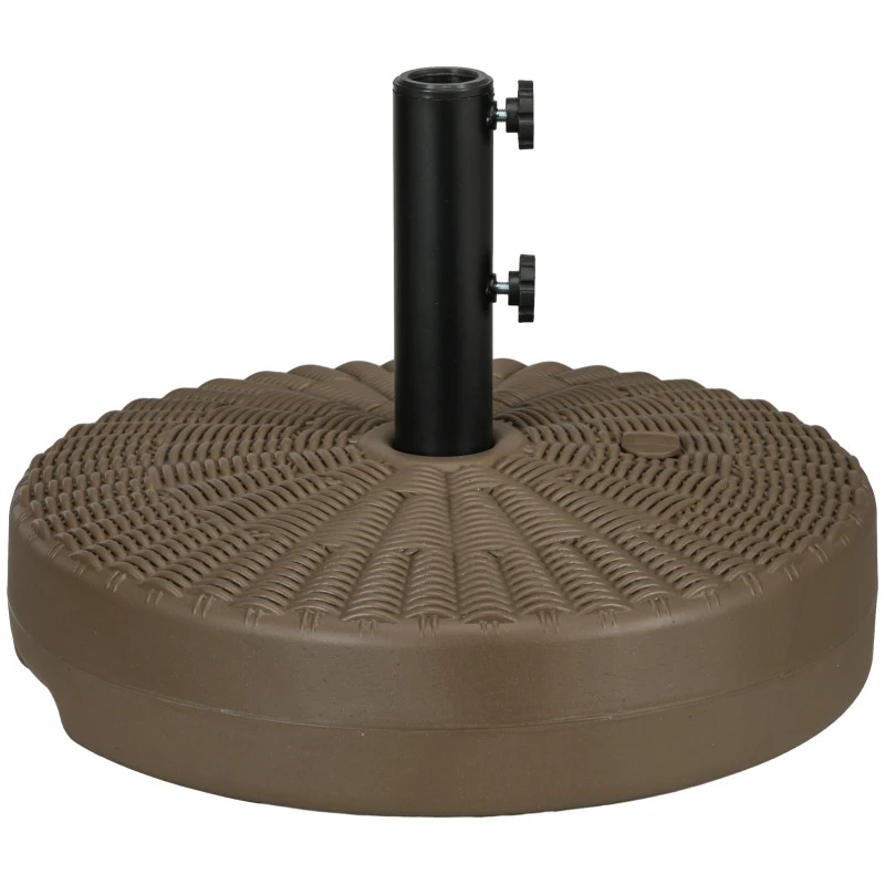 Outsunny Round Fillable Umbrella Stand