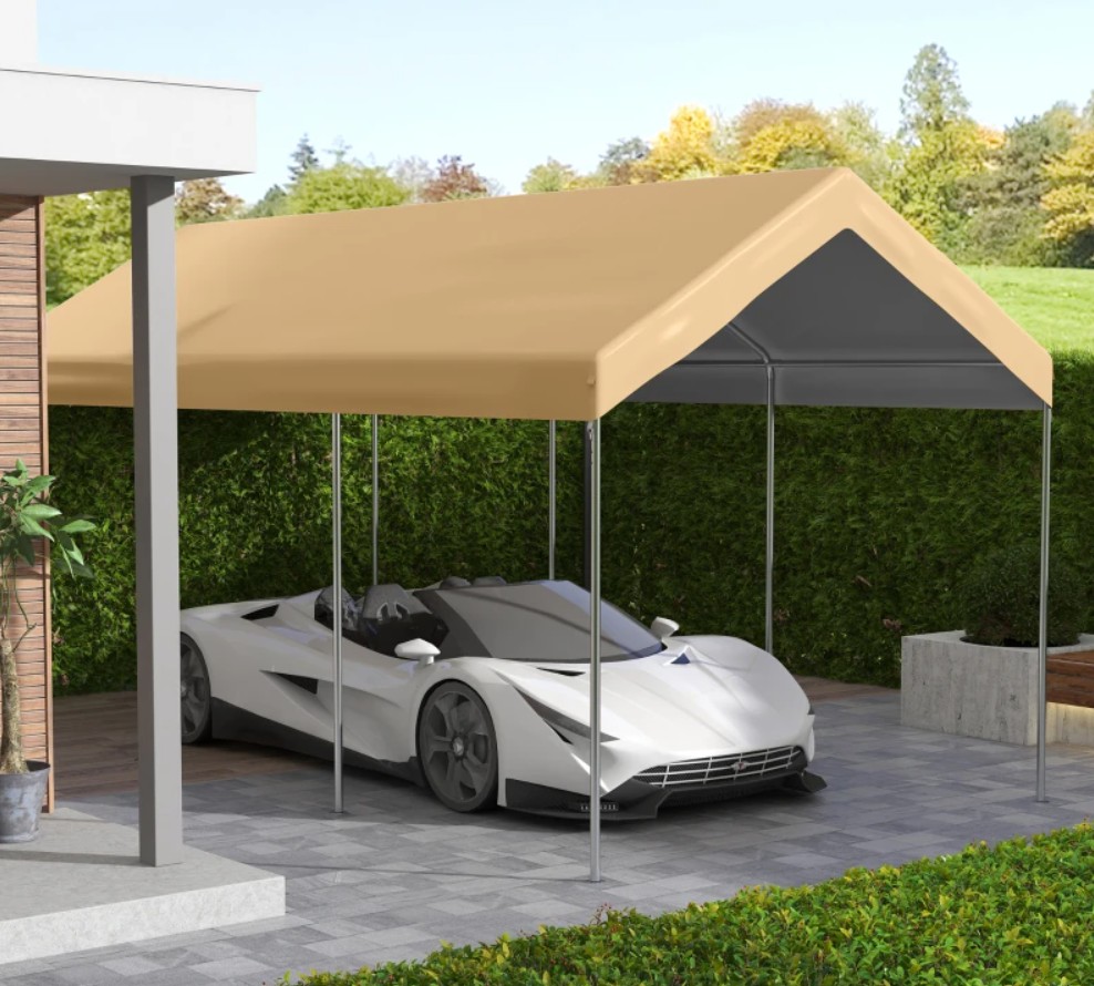 Outsunny Replacement Canopy for 84C-207WT or 84C-386V00WT Carports