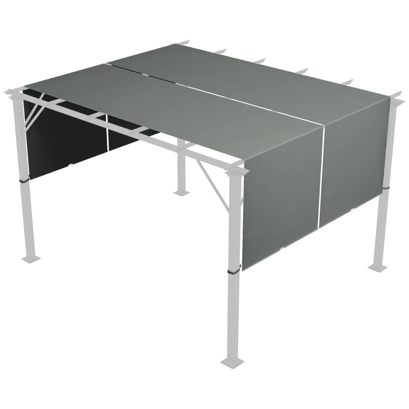 Outsunny 2 Piece Replacement Canopy for Pergolas