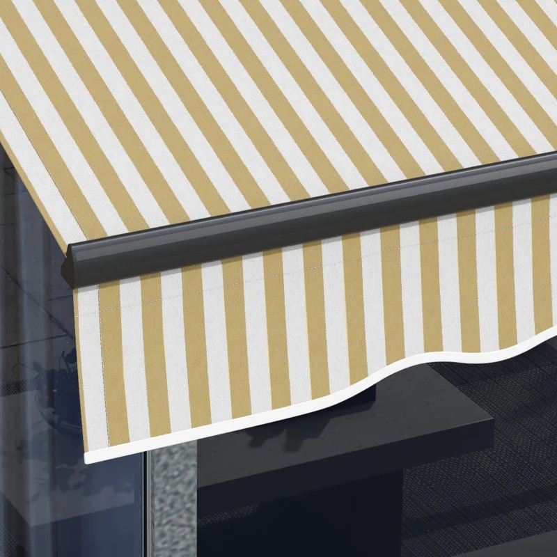 Outsunny 12 x 10 Foot Retractable Sunshade Awning
