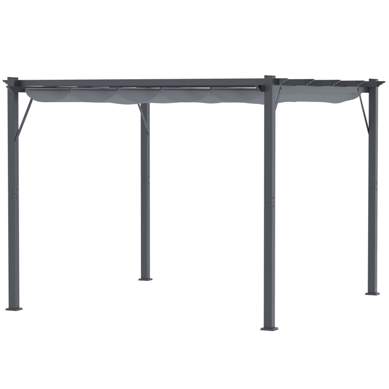 Outsunny 10 x 10 Foot Aluminum Patio Pergola