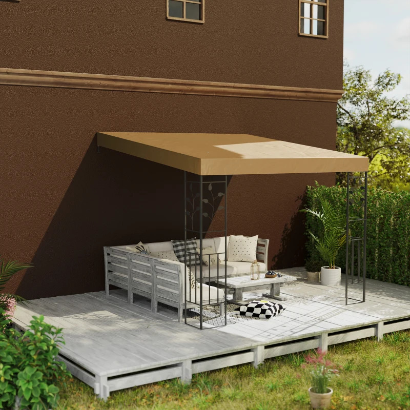 Outsunny 10 x 10 Foot Outdoor Pergola Canopy
