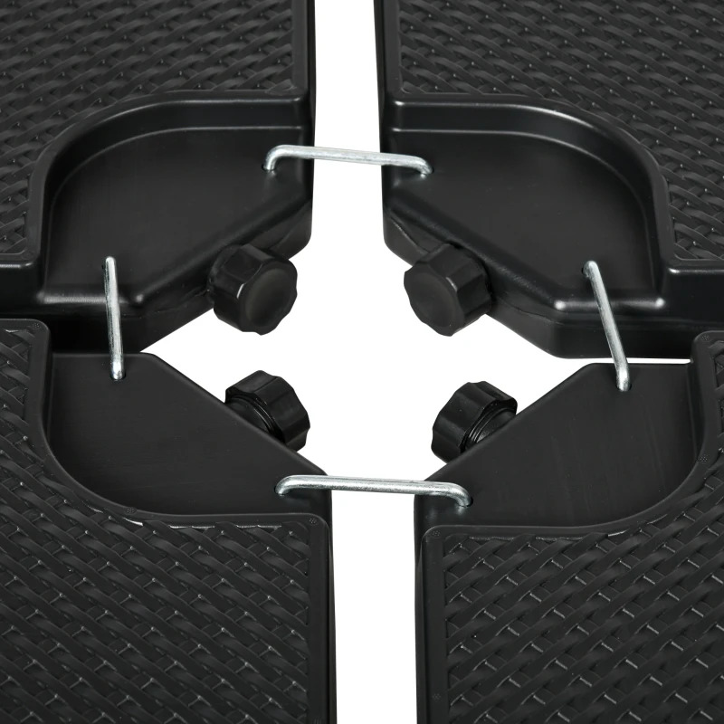 Outsunny 4 Piece Base Weights for Cantilever Umbrellas