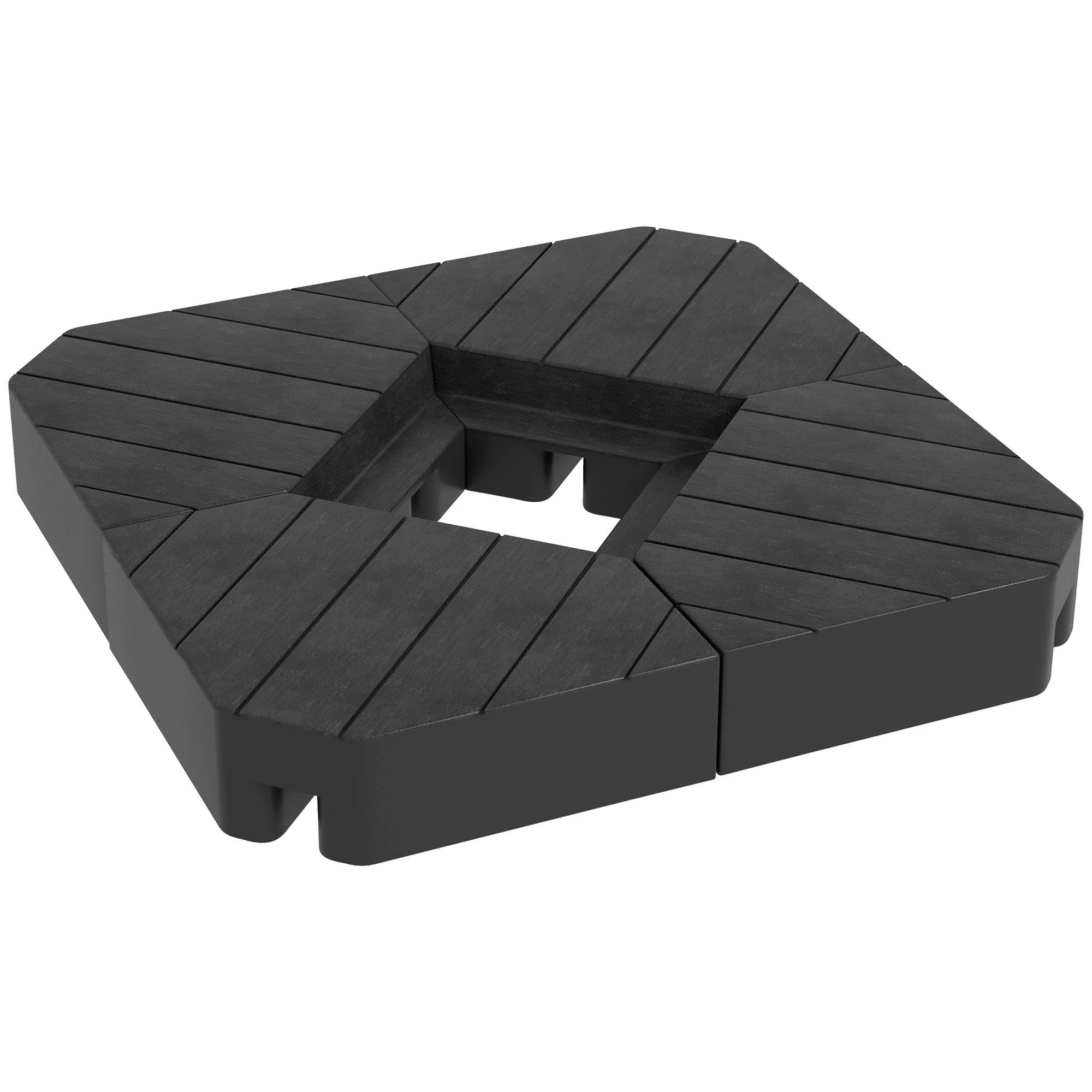 Outsunny Black Offset Umbrella Base