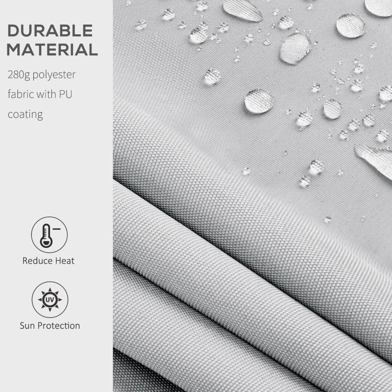 Outsunny 8 x 7 Foot Retractable Sunshade Awning