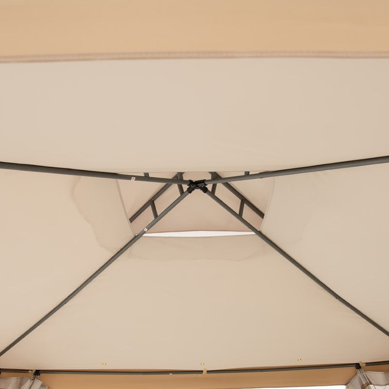 Sunjoy 8 x 8 Foot Chatam Soft-Top Mosquito Net Gazebo